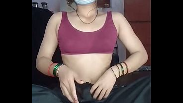 Indian Bhabhi’s husband fast fucked Bhabhi’s pussy in cow girl position with Hindi audio