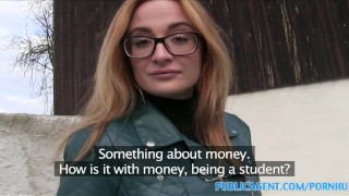 PublicAgent Sexy student fucking in the bushes