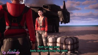 Stranded On A Deserted Island – Lesbian to Futa – 3D Porn – Wild Life